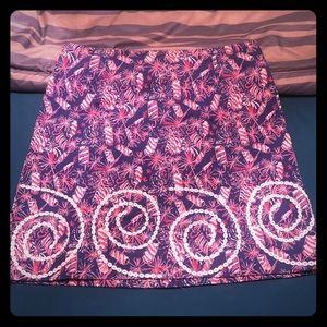EEUC Lilly Pulitzer Cherry Bomb Roslyn Skirt sz 6